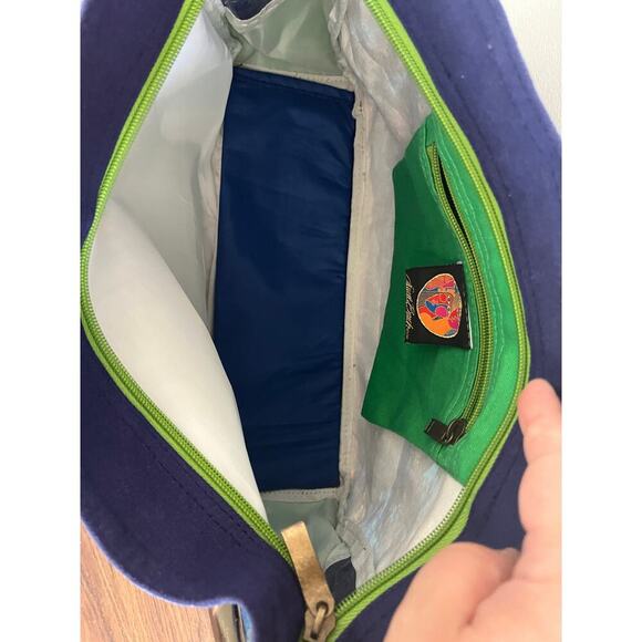 NWT Laurel Burch Blue Green Dog y2k - Picture 11 of 12